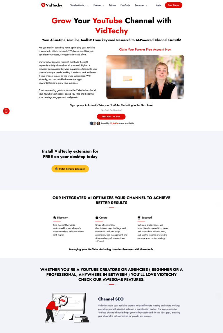 VidTechy – YouTube Growth Tool